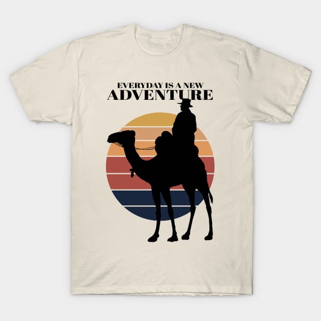 Vintage Camel Adventure in the desert T-Shirt by KewaleeTee